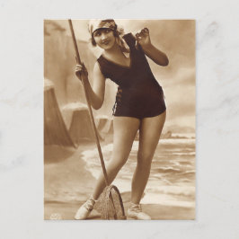 Cartão Postal Coy Cutie