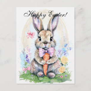 Cartão Postal Cozedura Coxa Coelho Páscoa Coelho