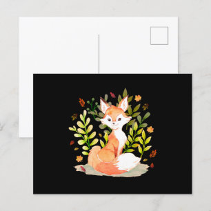 Cartão Postal Cozedura Fox Animal