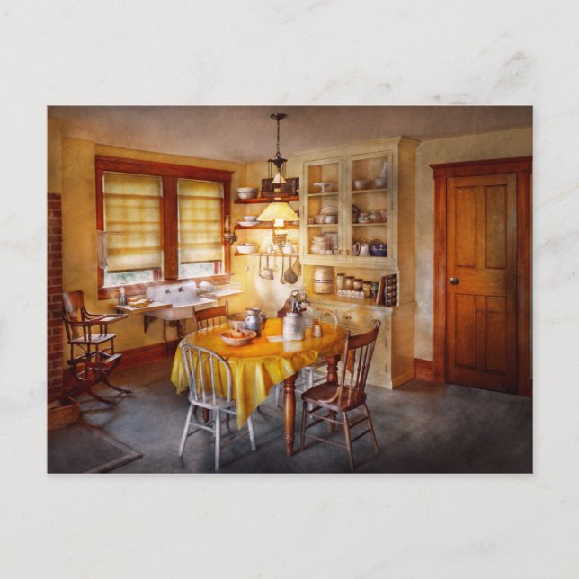 Cartão Postal Cozinha - cozinha típica de fazendas (Frente)