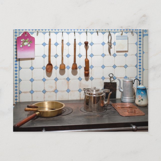 Cartão Postal Cozinha de art nouveau (Frente)