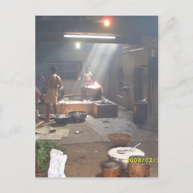 Cartão Postal Cozinhar Konkani (Frente)