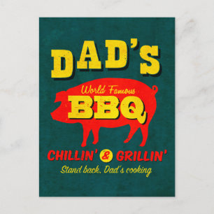 Cartão Postal Cozinhar pai