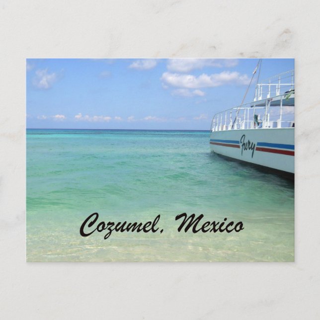 Cartão Postal Cozumel, México (Frente)