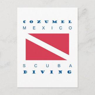 Cartão Postal Cozumel Mexico Scuba Dive