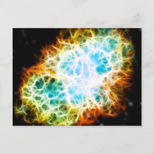 Cartão Postal Crab Nebula