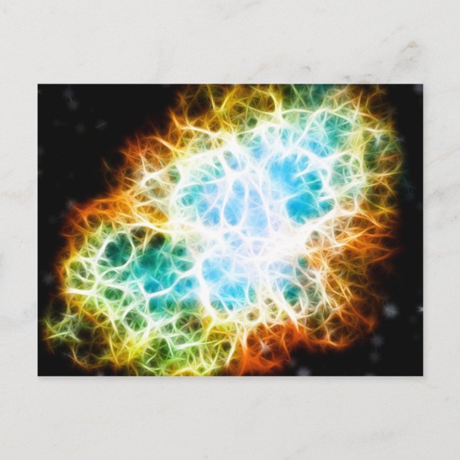 Cartão Postal Crab Nebula (Frente)