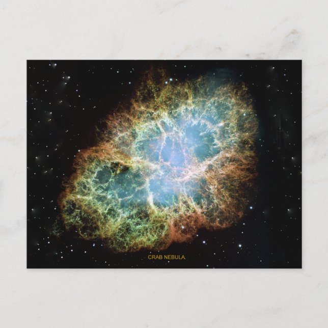 Cartão Postal Crab Nebula (Frente)