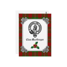 Crachá Clan MacGregor Crest e Feriado Tartan