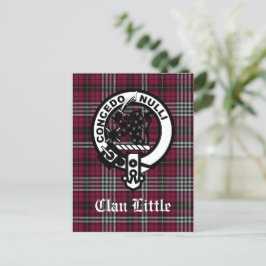 Cartão Postal Crachá de Pequeno Crest Clã Escocês e Personalizad