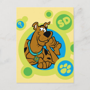 Cartão Postal Crachá SD dos Círculos Scooby-Doo