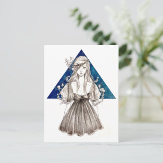 Cartão postal Crackling Flora