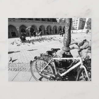 Cartão Postal Cracóvia, Cidade Velha, carta Polônia a preto e br