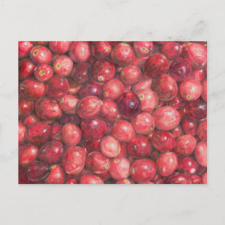 Cartão Postal Cranberries Still Life