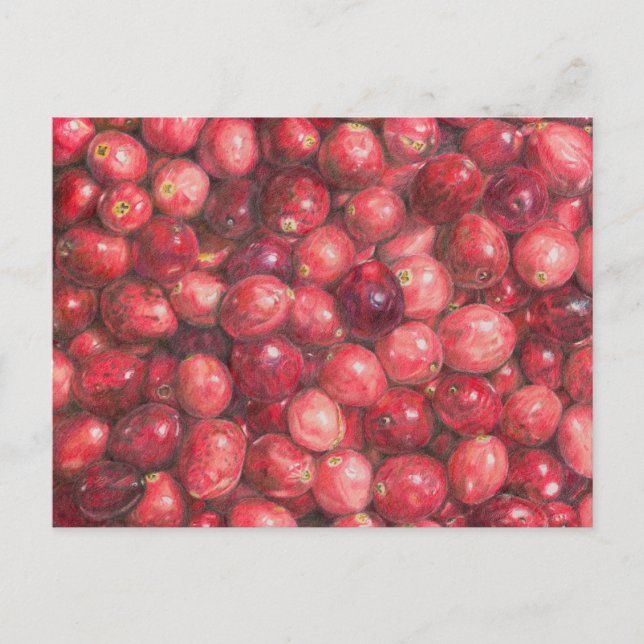 Cartão Postal Cranberries Still Life (Frente)