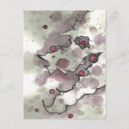 Cartão Postal Cranberry Bog Tea Creature 001