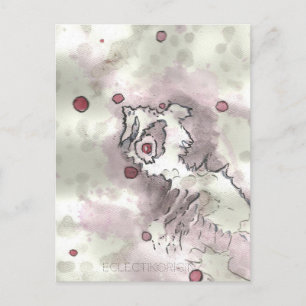 Cartão Postal Cranberry Bog Tea Creature 011