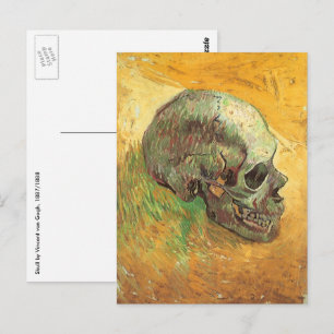 Cartão Postal Crânio de Vincent van Gogh, Impressionismo de Vin