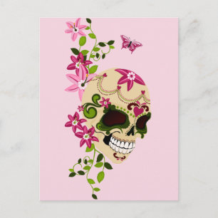 Cartão Postal Crânio do açúcar [Día de Muertos]