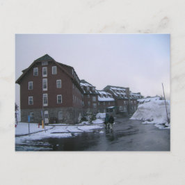 Cartão Postal Crater Lake Lodge em junho