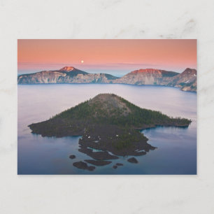 Cartão Postal Crater Lake Moonrise
