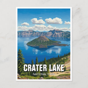 Cartão Postal Crater Lake National Park Viagem