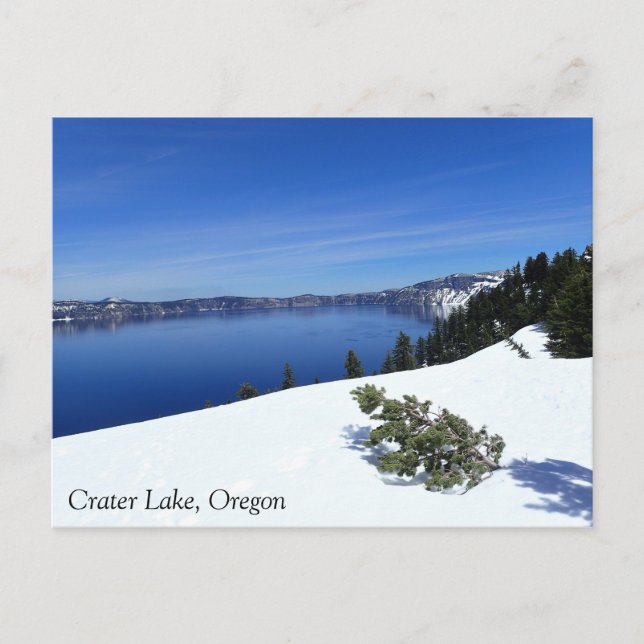 Cartão Postal Crater Lake, Oregon (Frente)