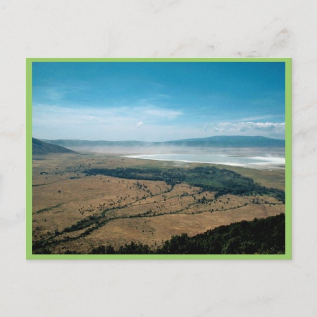 Cartão Postal Cratera Ngorongoro (Frente)