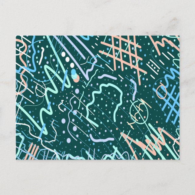 Cartão Postal Crateras e Cometas (Frente)