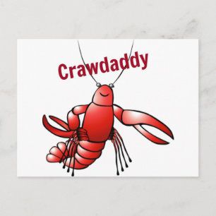 Cartão Postal Crawaddy Red Crayfish
