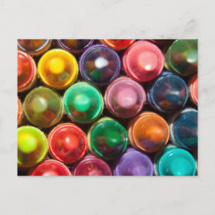 Cartão Postal Crayons