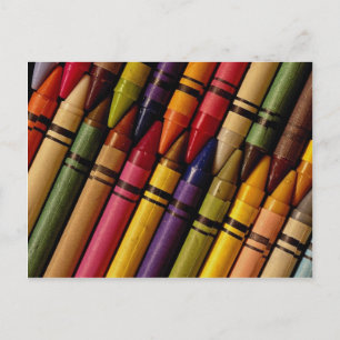 Cartão Postal Crayons
