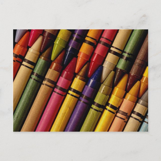 Cartão Postal Crayons (Frente)