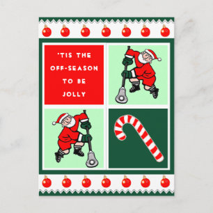 Cartão Postal Creative Lacrosse Christmas