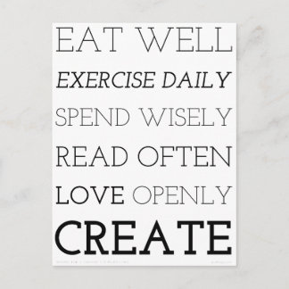 Cartão Postal Creative Mantra Impressão