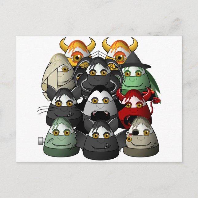 Cartão Postal Creepsia de Milho Adormecido (Frente)