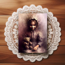 Creepy Victorian Era Girl 