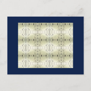 Cartão Postal Crem de Lace Midnight Blue