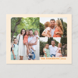 Cartão Postal Creme a foto e a mensagem de ação de graças PERSON