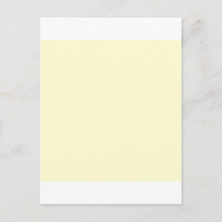 Cartão Postal Creme Amarelo
