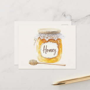 Cartão Postal Creme Jarra de Mel Nourishment Gold