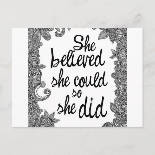 Cartão Postal crente (Frente)