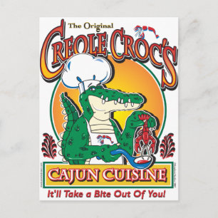 CARTÃO POSTAL CREOLE-CROC