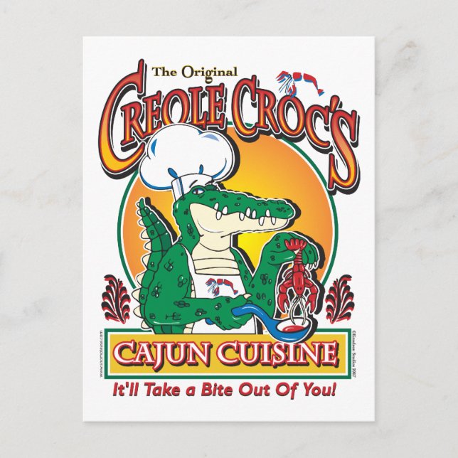 CARTÃO POSTAL CREOLE-CROC (Frente)