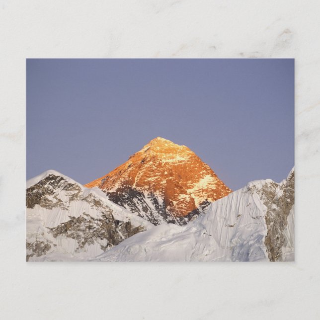 Cartão Postal Crepúsculo em Monte Everest, Nepal (Frente)