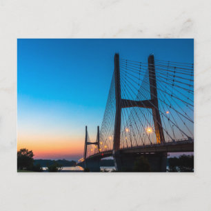 Cartão Postal Crepúsculo Na Ponte Bill Emerson