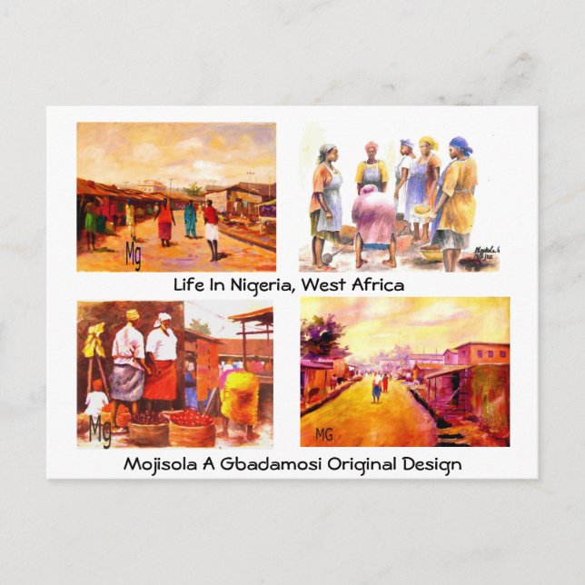 CARTÃO POSTAL CRESCENDO DA ÁFRICA (Frente)