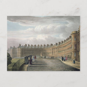 Cartão Postal Crescente Lansdown, Bath, 1820