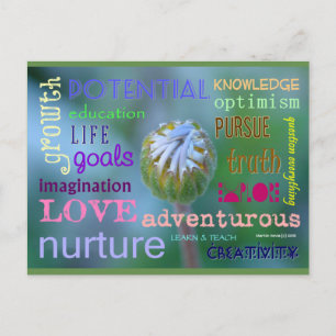 Cartão Postal Crescimento potencial   Cartão-postal Blue Beach™