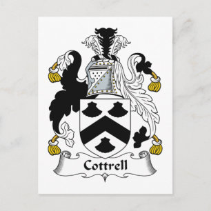 Cartão Postal Crest da Família Cottrell